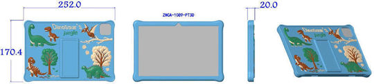 Lamtech LAM980299 10.1" Tablet (4GB/64GB) Μπλε
