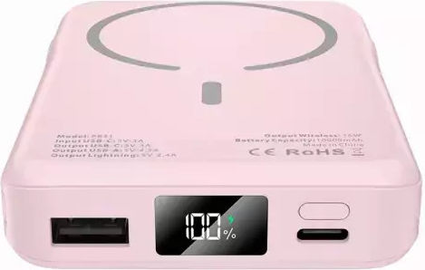 Tech-Protect PB31 Lifemag MagSafe Power Bank 10000mAh Ροζ
