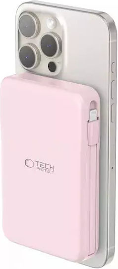 Tech-Protect PB31 Lifemag MagSafe Power Bank 10000mAh Ροζ