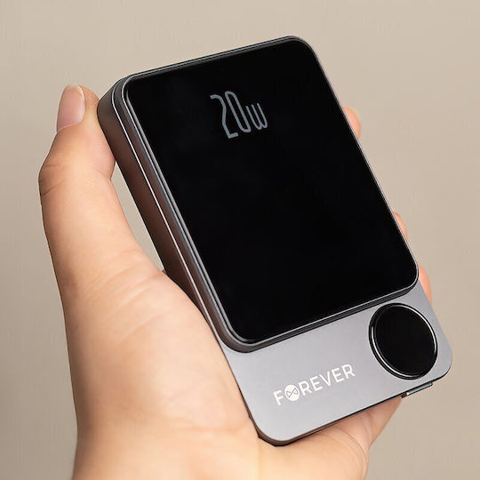 Forever MagSafe Power Bank 5000mAh 20W Power Delivery Μαύρο