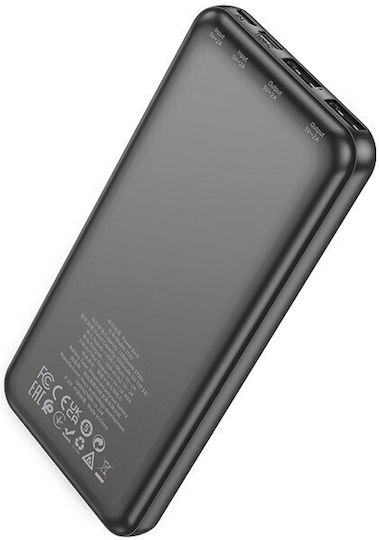 Hoco J123 Power Bank 10000mAh 22.5W mit 2 USB-A Anschlüssen und 2 USB-C Anschlüssen Schwarz