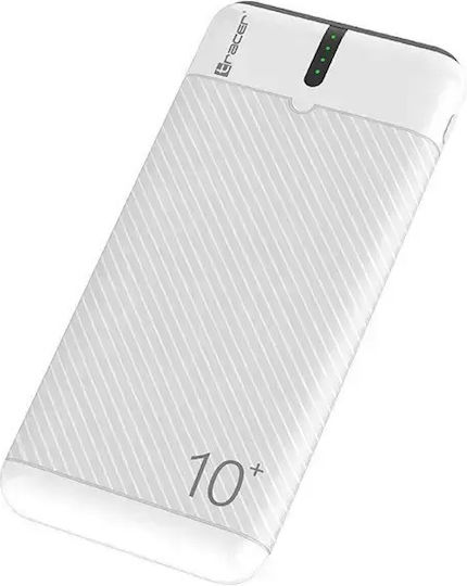 Tracer EnerGo Power Bank 10000mAh с 2 USB-A порта и USB-C порт White / Black