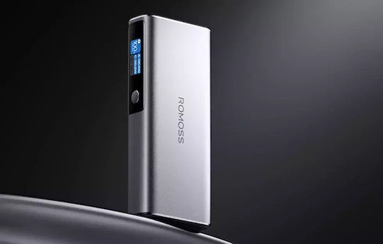 Romoss PPU20 Power Bank 20000mAh 130W with 2 USB-A Ports and USB-C Port Power Delivery / Quick Charge 3.0 Silver