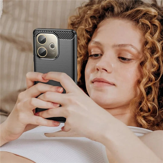 Techsuit Carbon Bumper Silicone / Plastic Black (Oppo A5 Pro)
