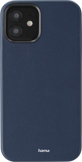 HAMA MagCase Finest Sense Back Cover Πλαστικό Μπλε (iPhone 12 / 12 Pro)