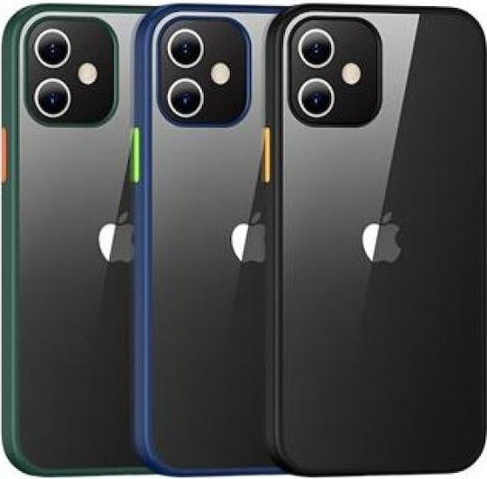 Usams Janz Back Cover Plastic 2mm Dark Green (iPhone 12 mini)