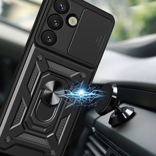 Hurtel Hybrid Back Cover Silicon / Plastic Negru (Nothing Phone 2a / 2a Plus)