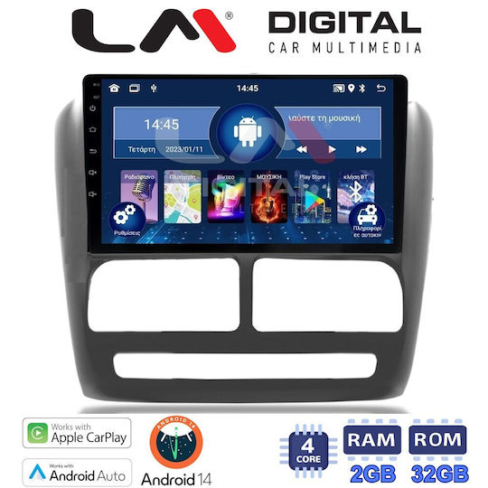 LM Digital Car Audio System for Opel Combo Fiat Doblo Daihatsu Sirion Subaru Justy 2010-2015 (Bluetooth/USB/WiFi/GPS/Apple-Carplay/Android-Auto) with Touch Screen 9"