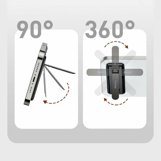 Baseus Foldable Bracket For Phone Suport de birou pentru telefon mobil în culoarea Negru