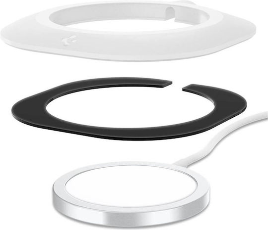 Spigen MagFit Pad Βάση Φόρτισης MagSafe σε Λευκό χρώμα