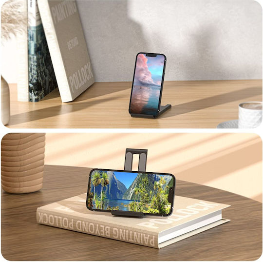 Tech-Protect Holder Βάση Γραφείου για Κινητό σε Μαύρο χρώμα