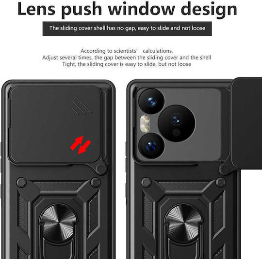 Techsuit Shield Back Cover Σιλικόνης / Πλαστικό Μαύρο (Xiaomi Poco F7 Pro - Techsuit)