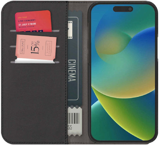 Puro Wallet Πλαστικό Μαύρο (iPhone 15)
