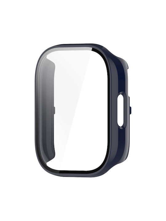 2 in 1 Πλαστική Θήκη με Τζαμάκι Dark Blue για Xiaomi Redmi Watch 5 Active
