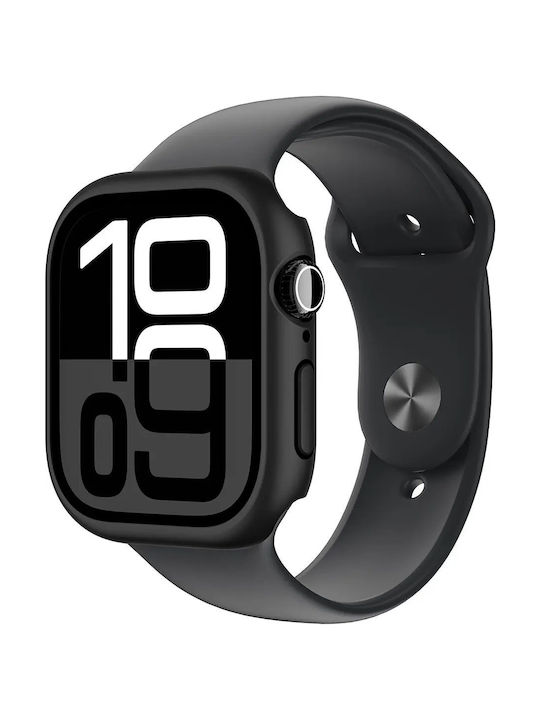 AmazingThing Πλαστική Θήκη σε Μαύρο χρώμα για Apple Watch 46mm