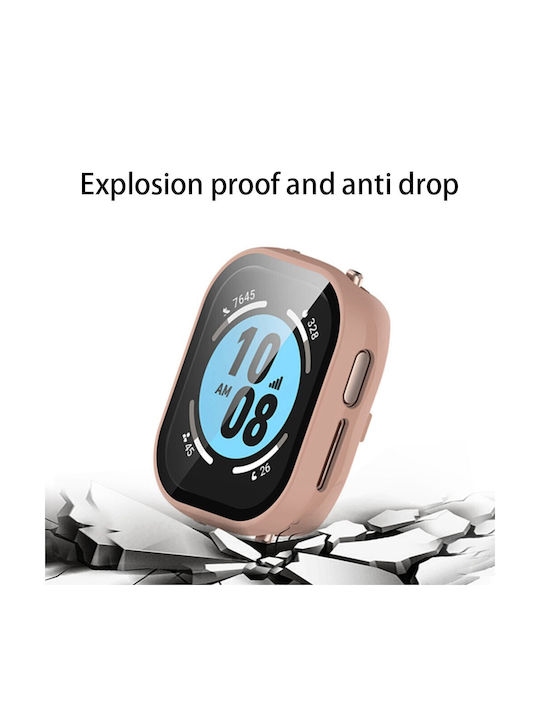 Plastic Case with Glass in White color for Honor Watch 4