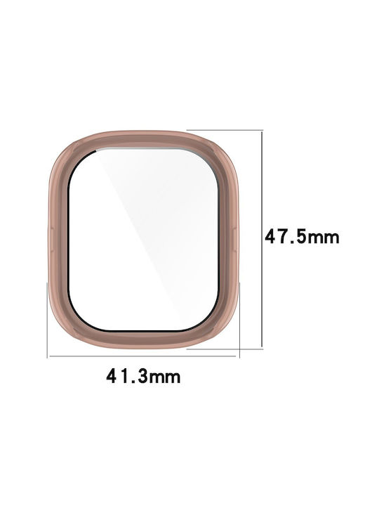 Plastic Case with Glass in White color for Honor Watch 4