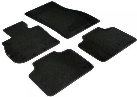 Lampa Set of Front and Rear Mats 4pcs for Mini Countryman F60 02/2017+ Black