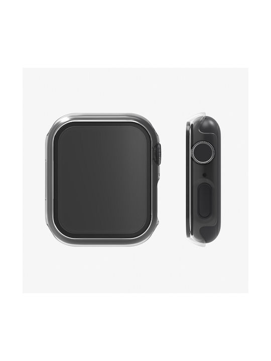 KWmobile Slim 2-Pack Carcasă Din Plastic Cu Geam Clear Și Negru Pentru Apple Watch 41mm