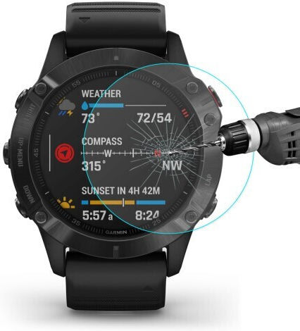 Tempered Glass pentru Garmin Fenix 6 1buc