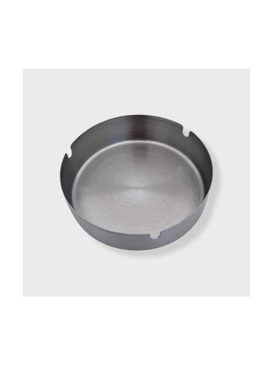 Inox Aschenbecher 12x3cm