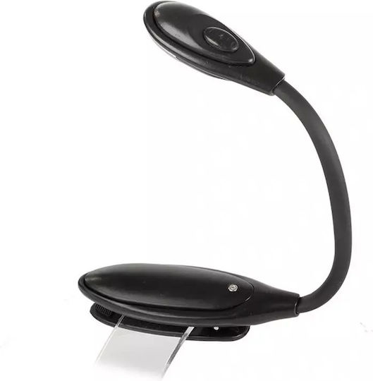 LED-Buchlicht mit Klemme Schwarz