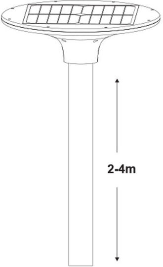 Aca Street Solar Light 20W 2100lm with Warm White Light 3000K IP65
