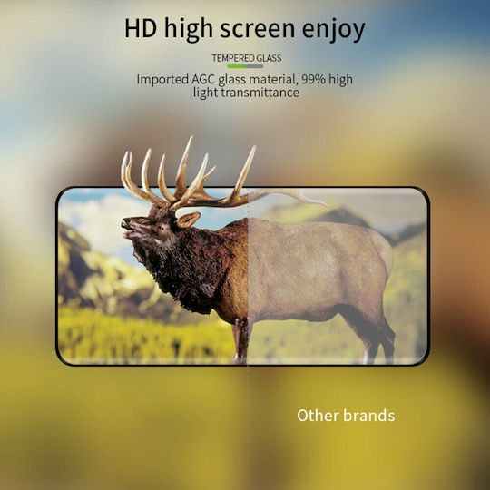 Full Glue Full Face Tempered Glass Μαύρο (Huawei Pura 70 Pro)