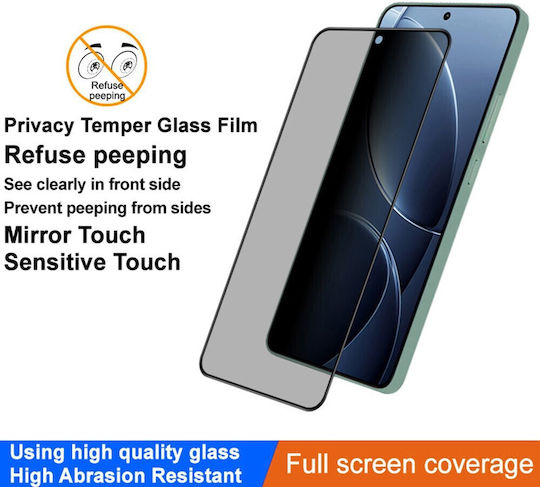 Imak Anti-spy Privacy Full Glue Tempered Glass Xiaomi Poco F7 Ultra 5g Poco F7 Pro 5g Black