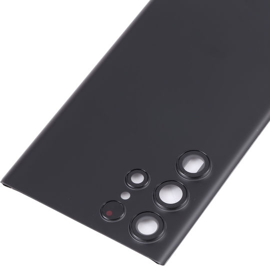 Capac Baterie Capac Lentilă Cameră Baterie Negru pentru Galaxy S22 Ultra 5G