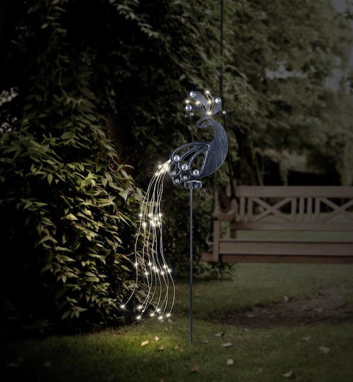 Globo Lighting Spiked Solar Light with Warm White Light 3000K IP44 17.5cmx4.5cmx88cmcm