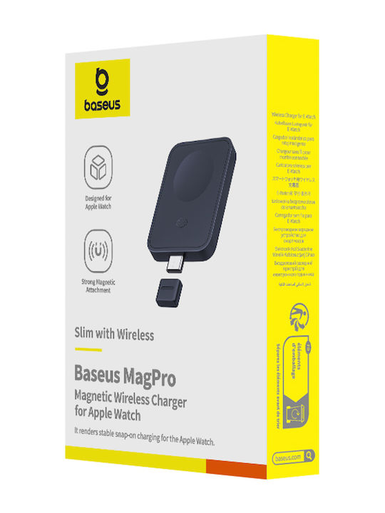 Baseus Magpro Wearable Charger Apple Watch Blackς