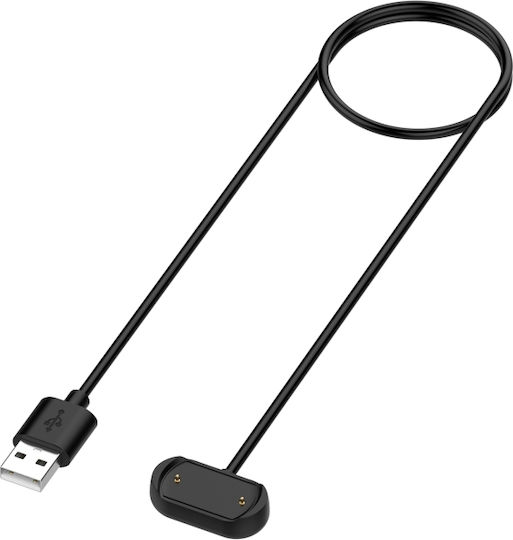 Кабел за зареждане USB Зарядно за Amazfit T-Rex 2 Черен
