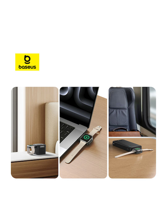 Baseus Magpro Wearable Charger Apple Watch Blackς