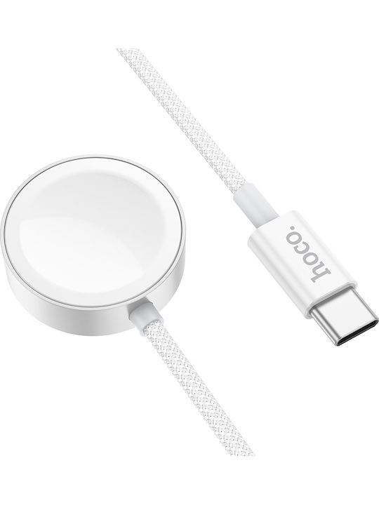 Hoco Cw59 Φορτιστής για Apple Watch, Samsung Watch Λευκός