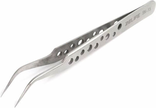 Sunshine with Curved Tip SK-15 Tweezers for Phone Repair SK-15