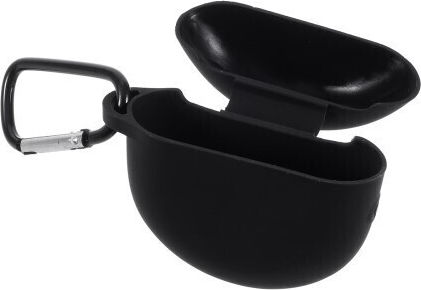 Hülle Silikon mit Haken in Schwarz Farbe für Huawei FreeBuds 3