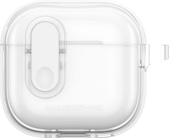 AmazingThing Minimal Case Silicone in Transparent color for Apple AirPods 4