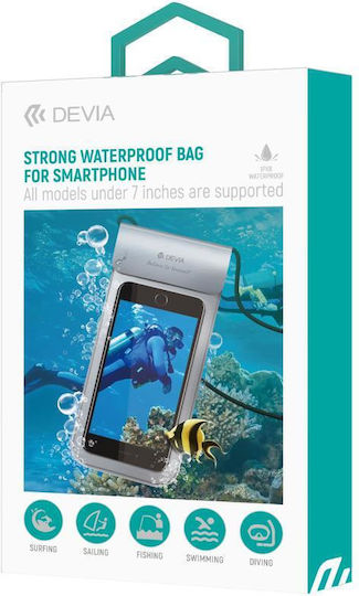 Waterproof Θήκη Devia El158 Strong Smartphones Έως 6.9'' Μαύρο 6938595384806