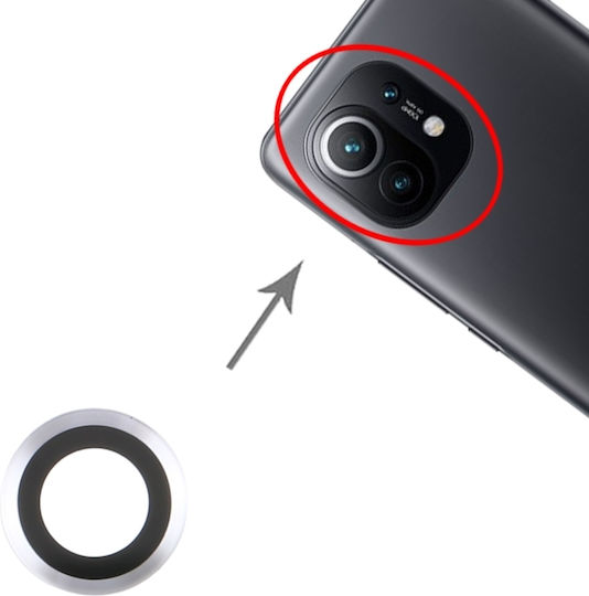 Kameraobjektiv Schwarz für Xiaomi Mi 11