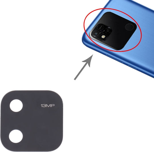 Lentilă Cameră Telefon Mobil Negru pentru Redmi 10A