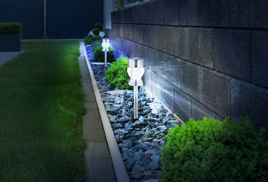 Globo Lighting Καρφωτό Ηλιακό Φωτιστικό με Ψυχρό Λευκό Φως 5000K IP44
