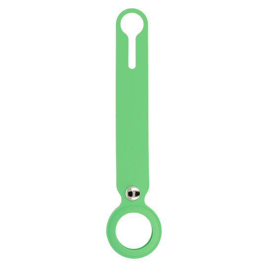 Loop Keychain Case Silicone for AirTag in Green color