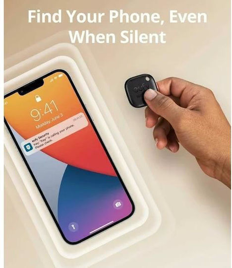 Eufy SmartTrack Link Apple Find My Μαύρο 4τμχ με Εντοπισμό Smartphone
