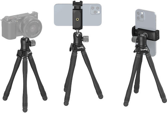 SmallRig BT-15 Cell Phone Tripod Black