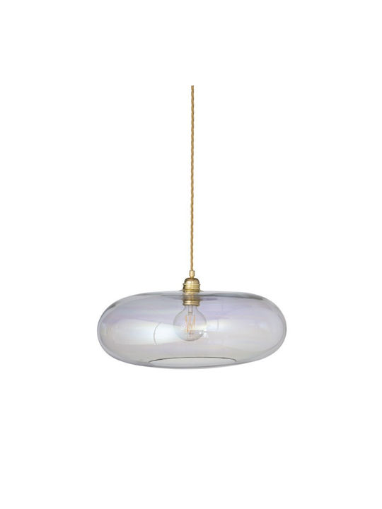 Ebb & Flow Pendant Light Black with Socket E27 45x45cm
