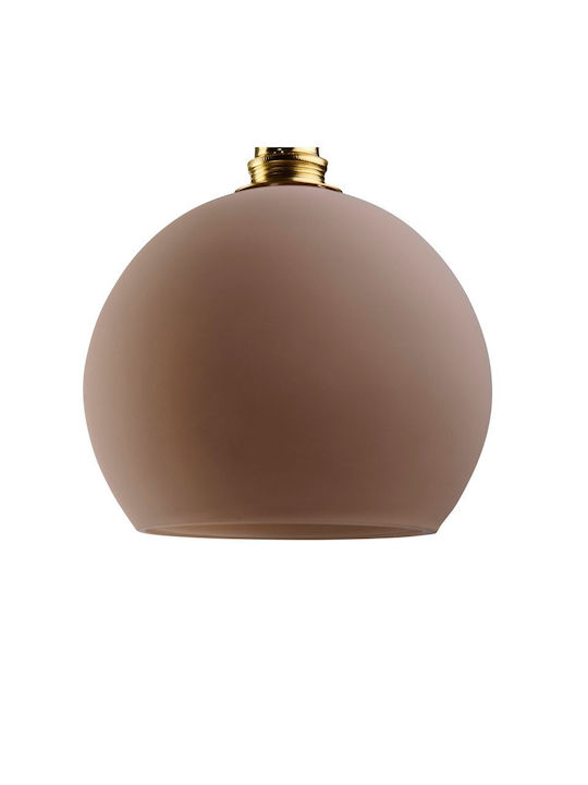Ebb & Flow Pendant Light Brown with Socket E14, E.14 15.5x15.5cm