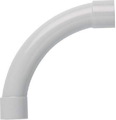 Courbi Electrical Conduit Angle with Diameter 25mm made of Plastic 39-21009-025
