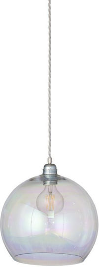 Ebb & Flow Pendant Light Blue with Socket E27 28x28cm