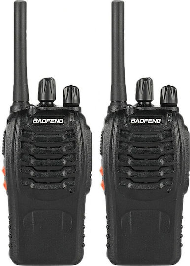 Baofeng BF-88E Ασύρματος Πομποδέκτης PMR 0.5W χωρίς Οθόνη Σετ 2τμχ